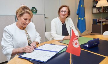 Naziha Laâbidi et Gabriella Battaini-Dragoni